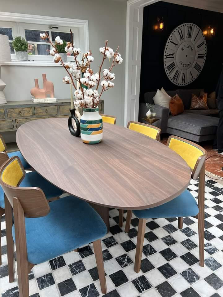 project strata oval dining table 200 cm