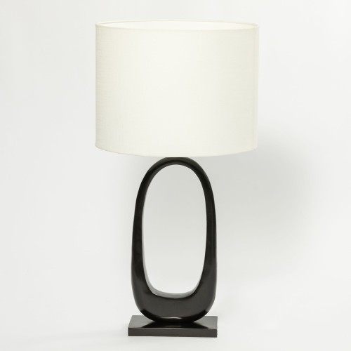 Bronze Loop Lamp Eccotrading Design, Jewel Filled Table Lamp