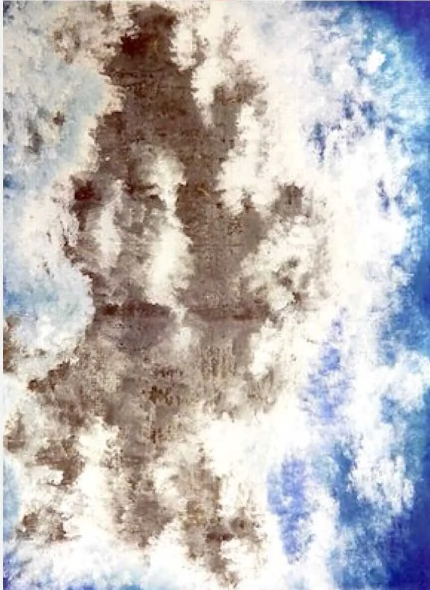 Abstract Blue Sky Painting — original wall art