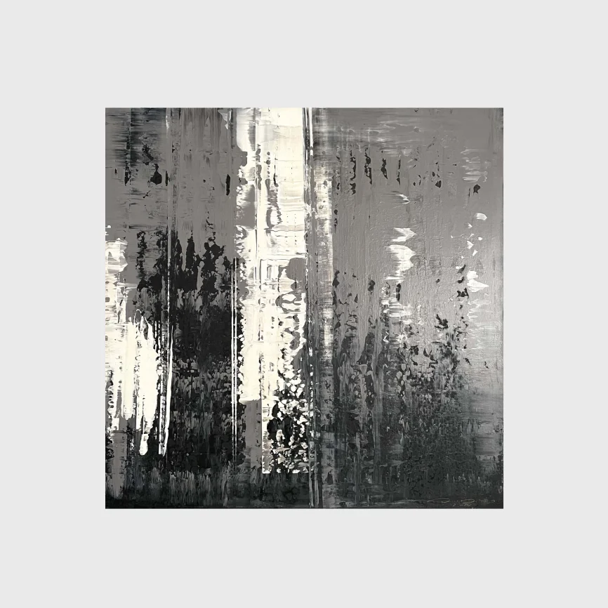 Abstract Monotone Painting — original wall art
