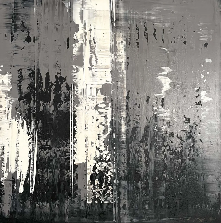Abstract Monotone Painting — original wall art
