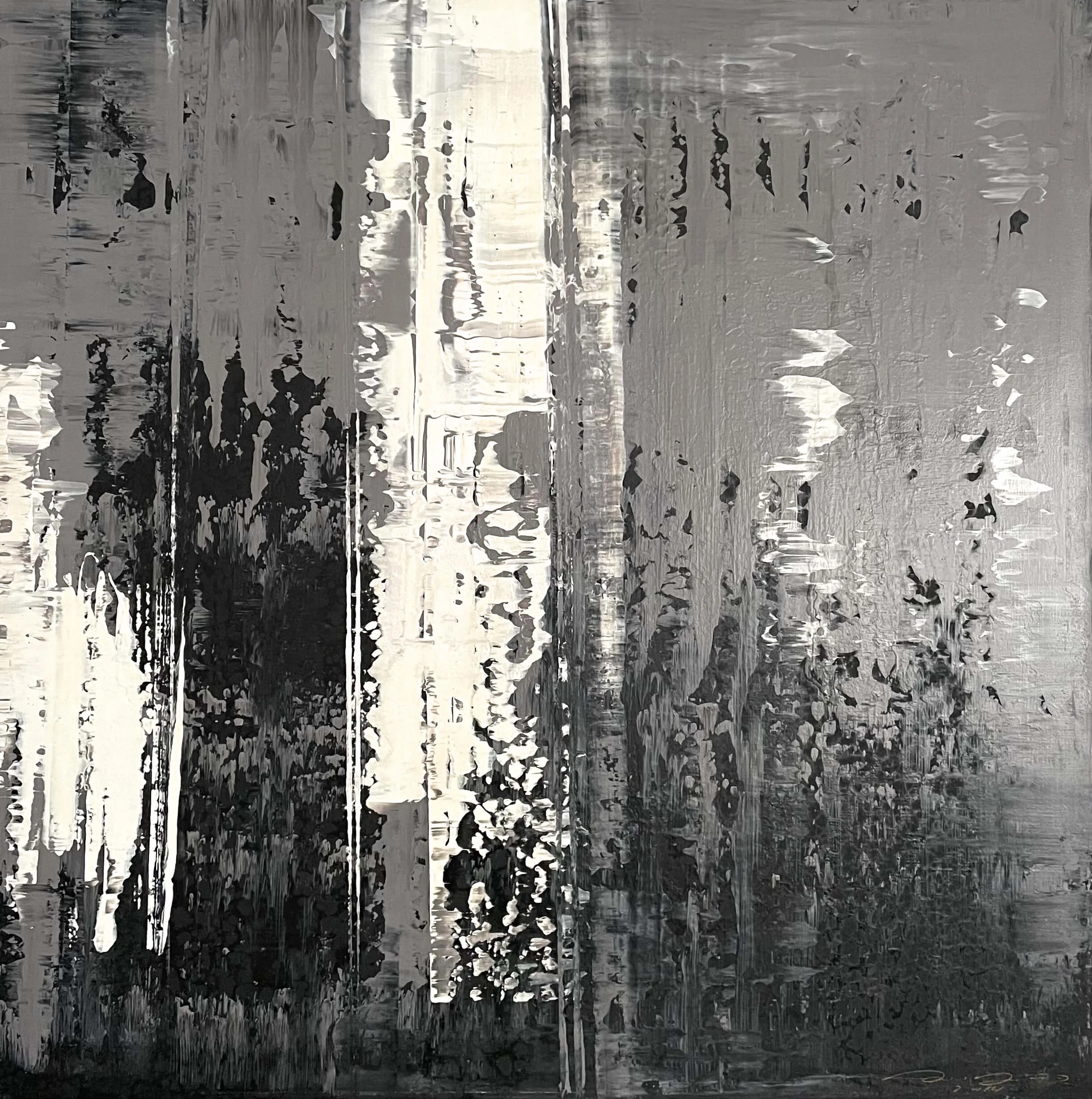 Abstract Monotone Painting — original wall art