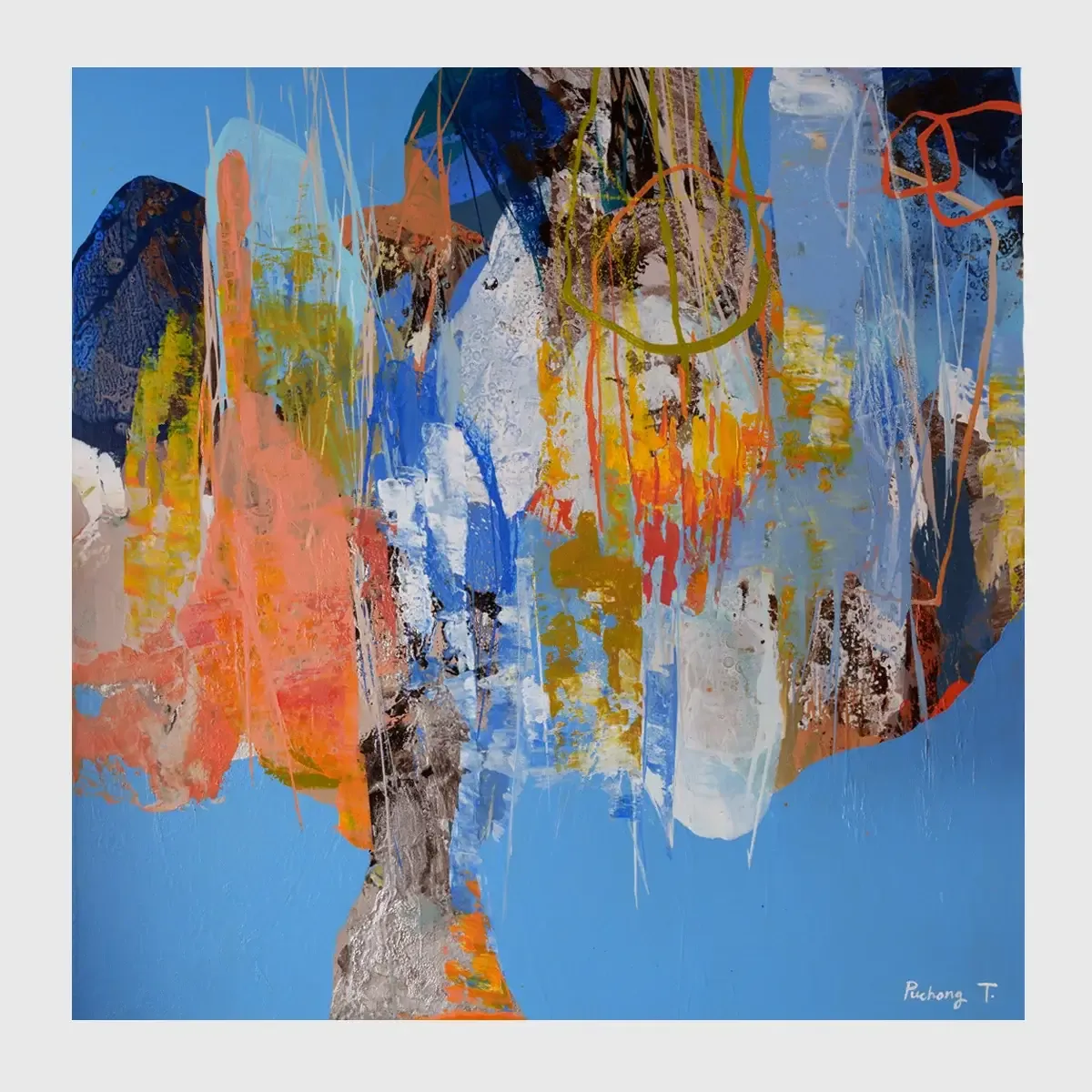 Abstract Painting Shapes 1 — original wall art