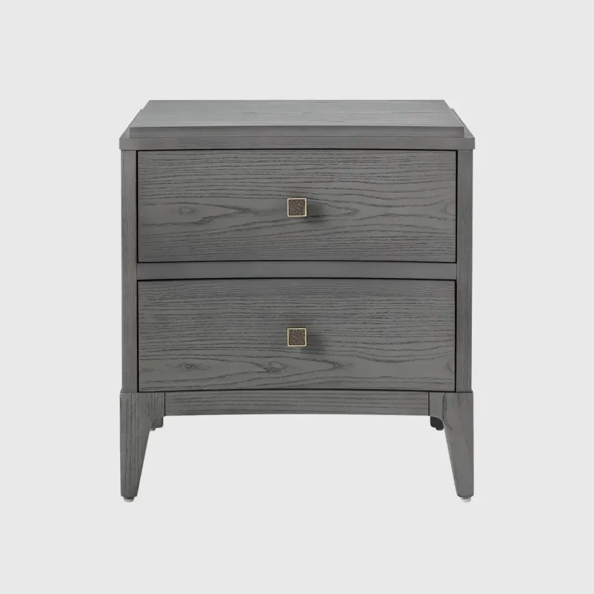 Arden Bedside Table Graphite Grey, Graphite Grey finish