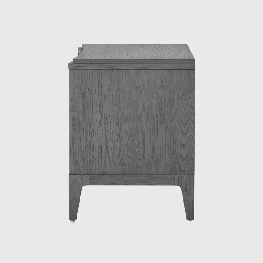 Arden Bedside Table Graphite Grey — The Arden Bedside Table Graphite Grey elevates your bedroom décor with its refined…
