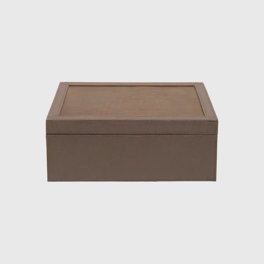 Arno Box Putty Leather, Putty Leather finish