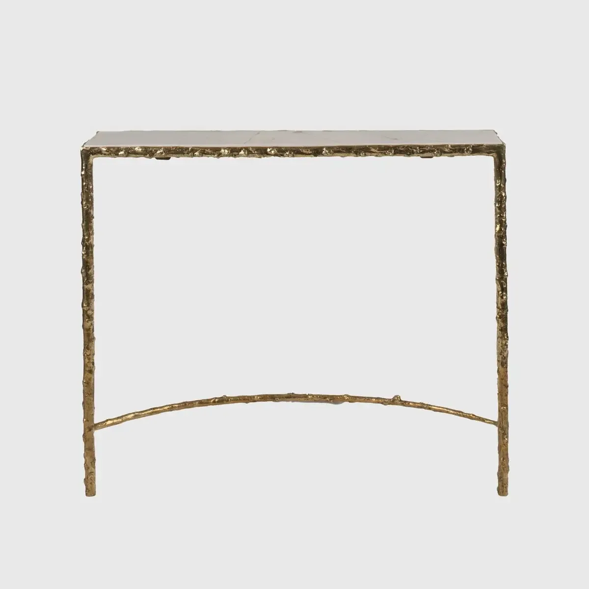 Arun Wall Console Bronze D'oro, 91×23×76.5 cm
