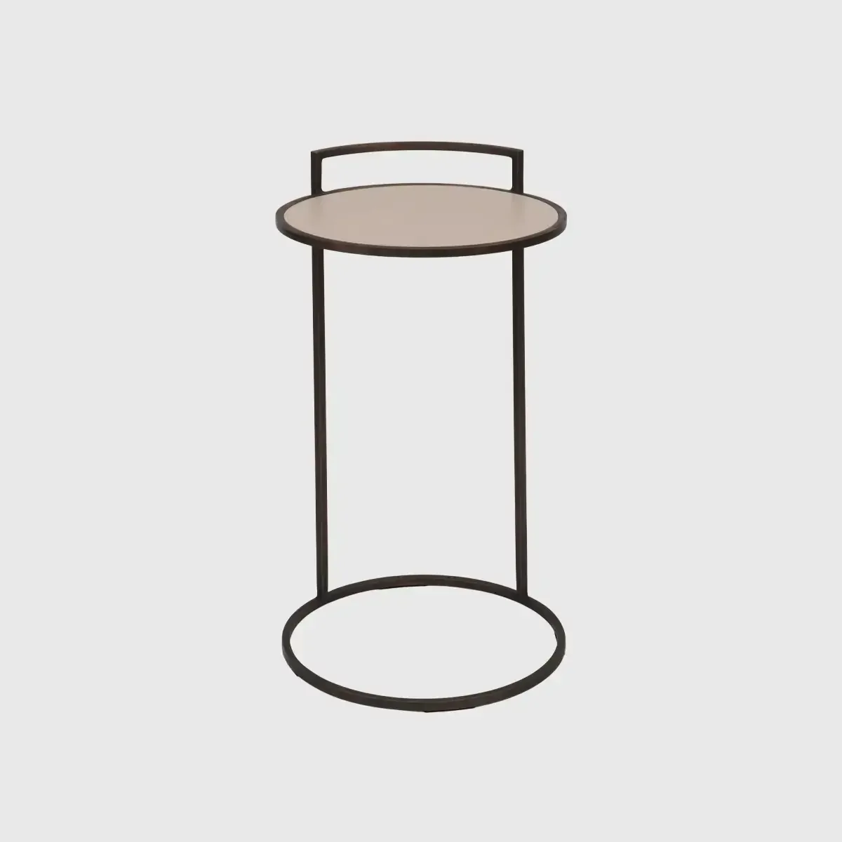 Arunya Round Cocktail Table Dorato and Pumice, Bronze Dorato finish