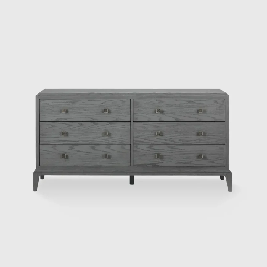 Astoria 6 Drawer Chest Graphite Grey, Graphite Grey finish