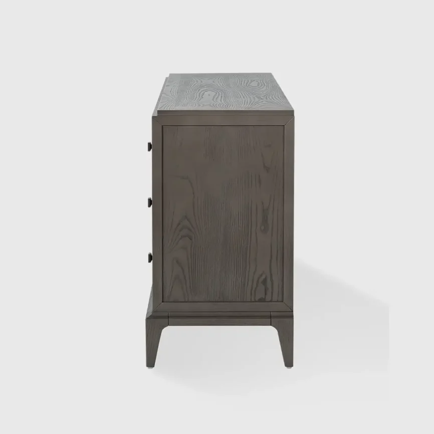 Astoria 6 Drawer Chest Macchiato and Shagreen, 158×45×80 cm