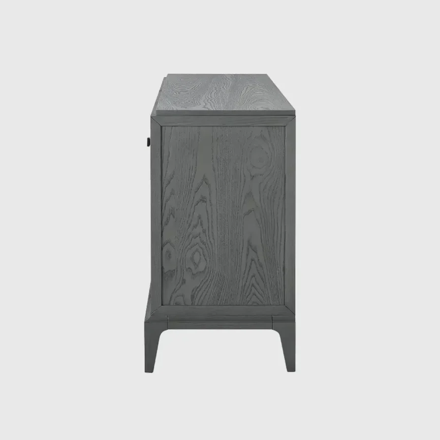 Astoria Cabinet in Graphite Grey with Shagreen Fronts, Astoria collection