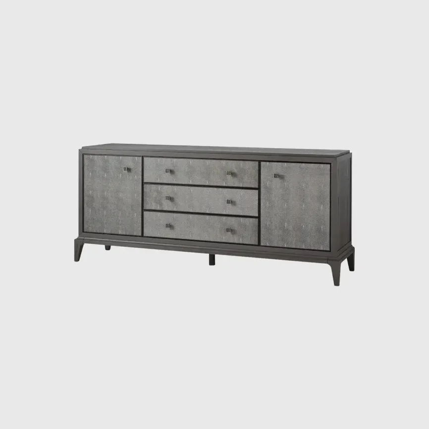 Astoria Cabinet in Macchiato with Shagreen Fronts, Astoria collection