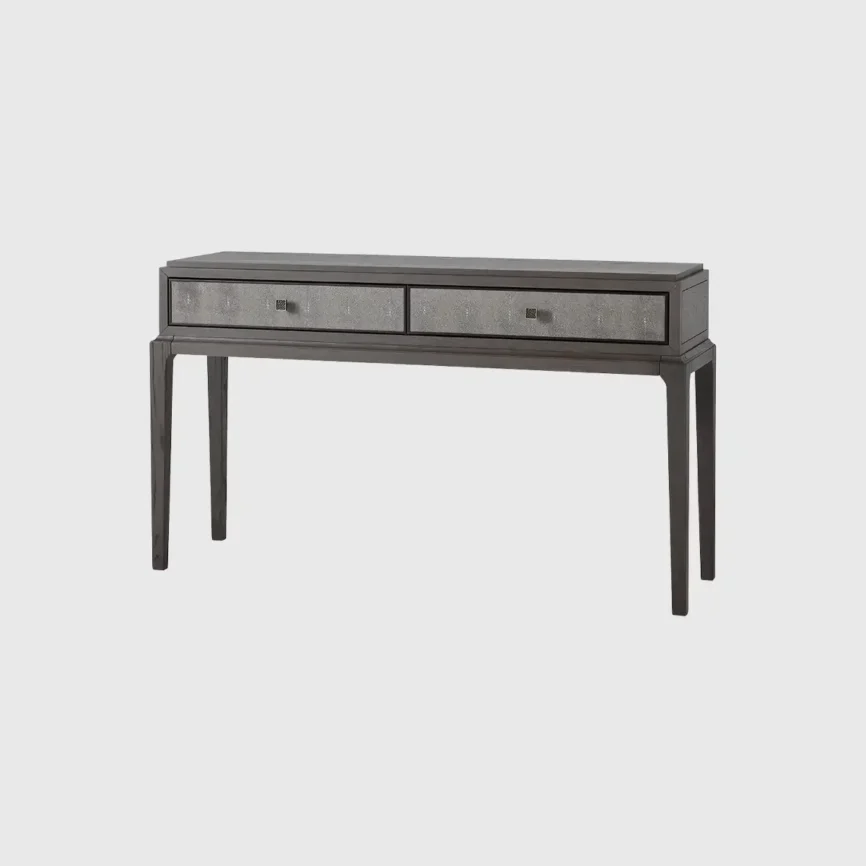 Astoria Console in Macchiato with Shagreen — console