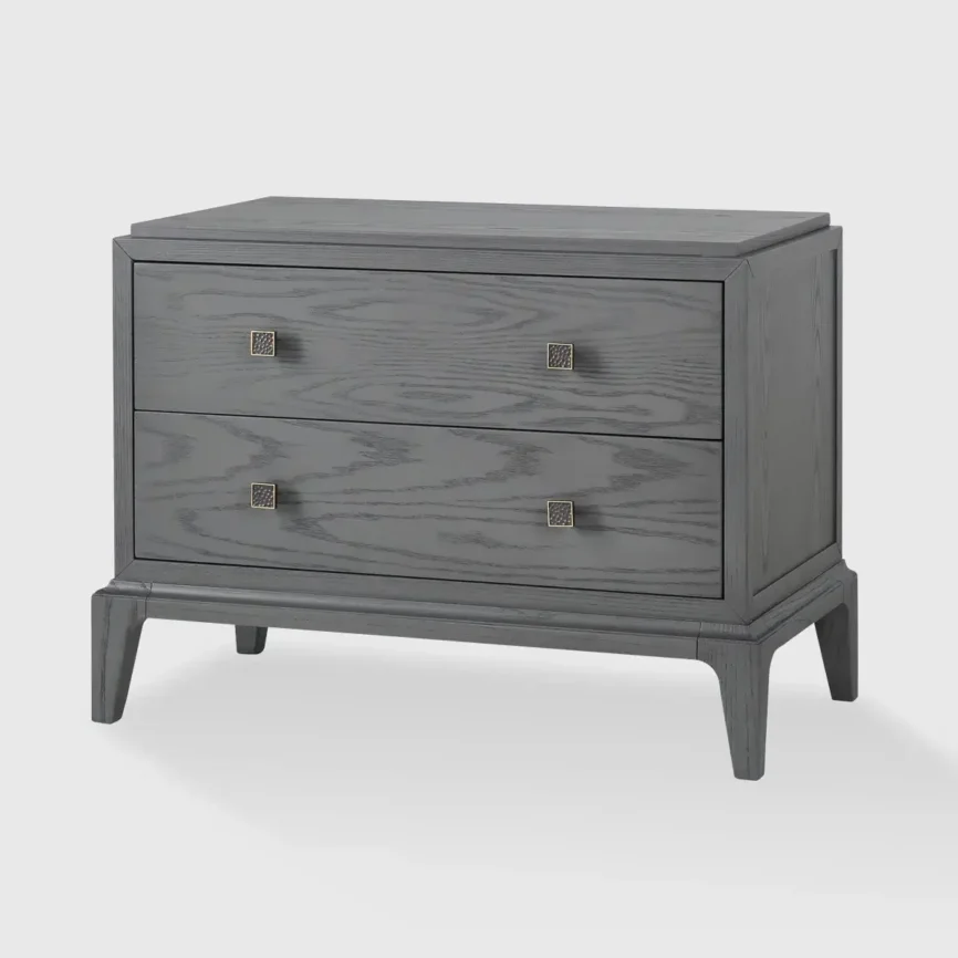 Astoria Nightstand Large Graphite Grey, 80×43×60 cm