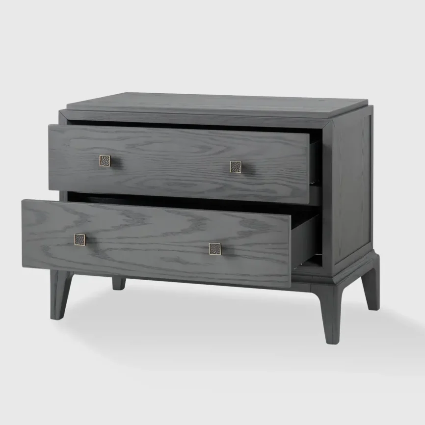 Astoria Nightstand Large Graphite Grey — bedside table