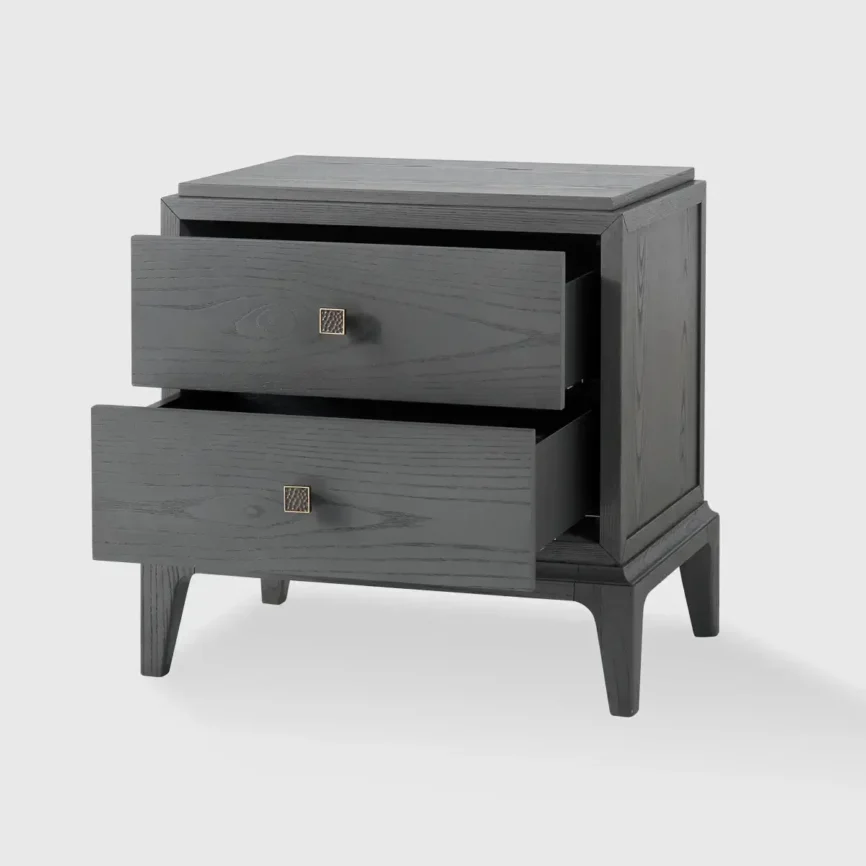 Astoria Nightstand Small Graphite Grey — bedside table
