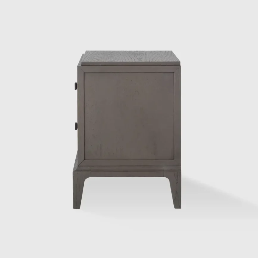 Astoria Nightstand Small Macchiato with Shagreen, Astoria collection