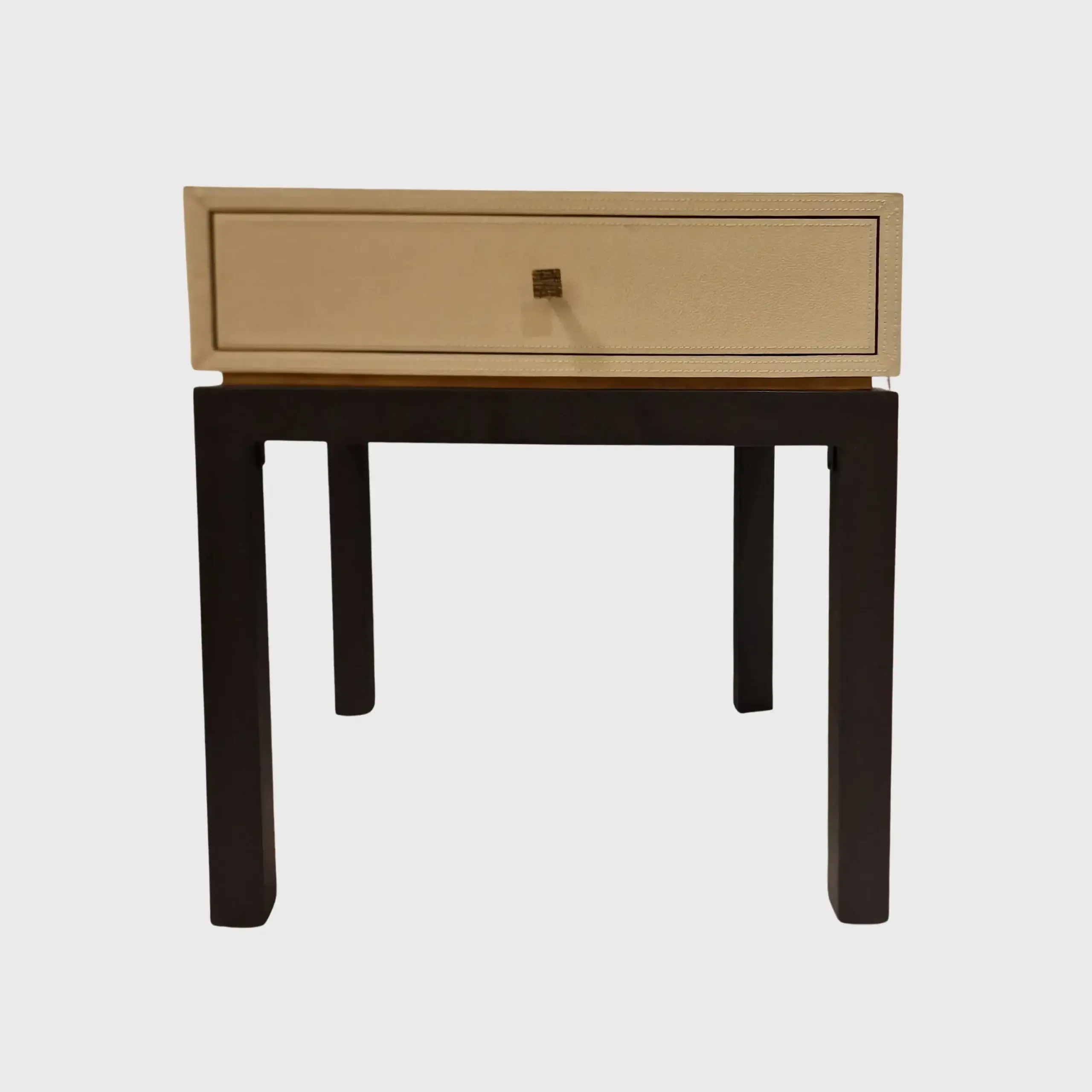 Barrington Bedside Pumice Leather, Pumice Leather finish