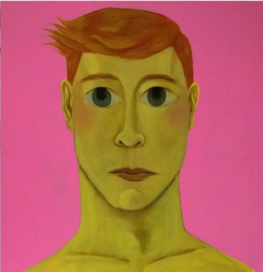 Beach Boy Abstract Painting — original wall art