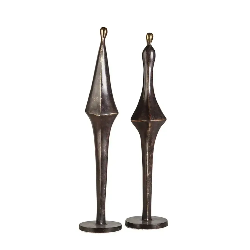 Bronze Abstract Figures, Bronze Nera finish