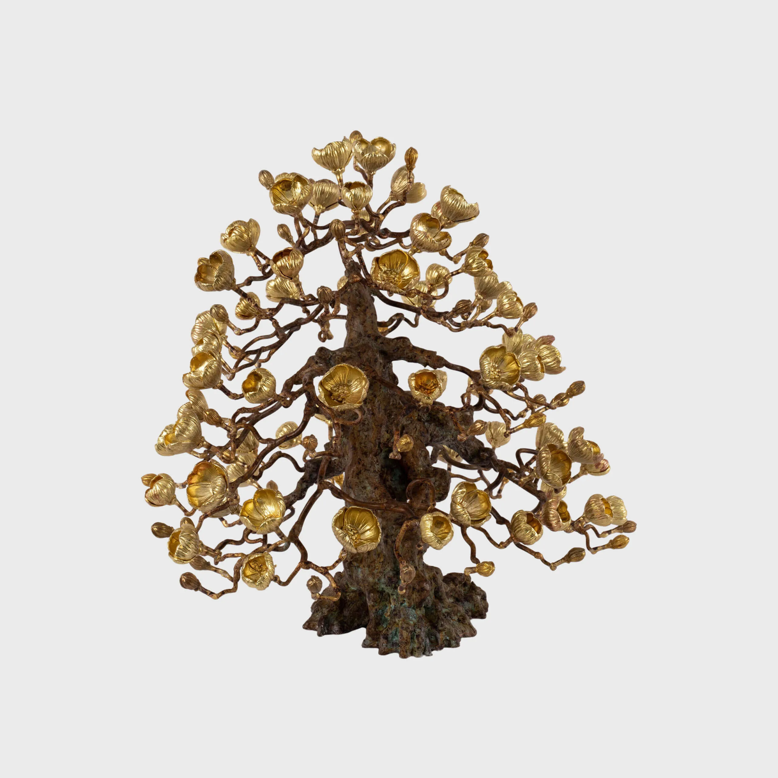 Bronze Bloom Harmony Sculpture, 70×59×50 cm