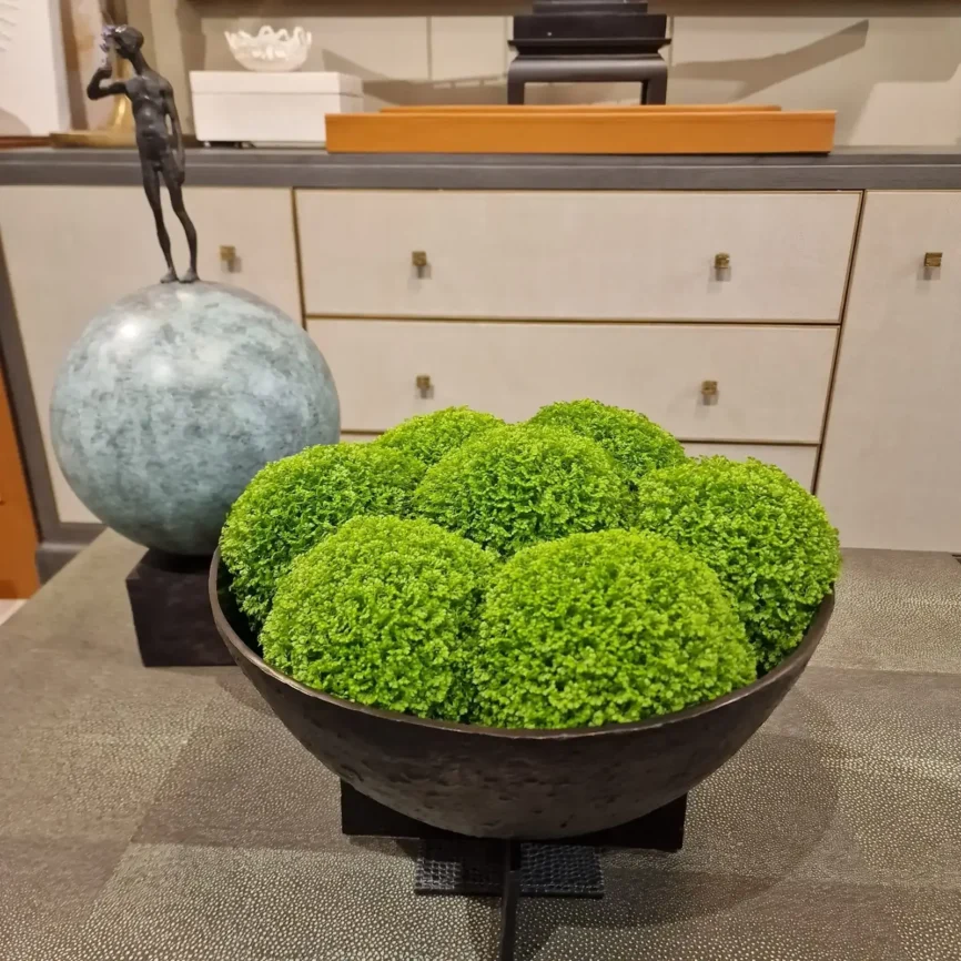 Bronze Brutalist Bowl, Bronze Nera finish