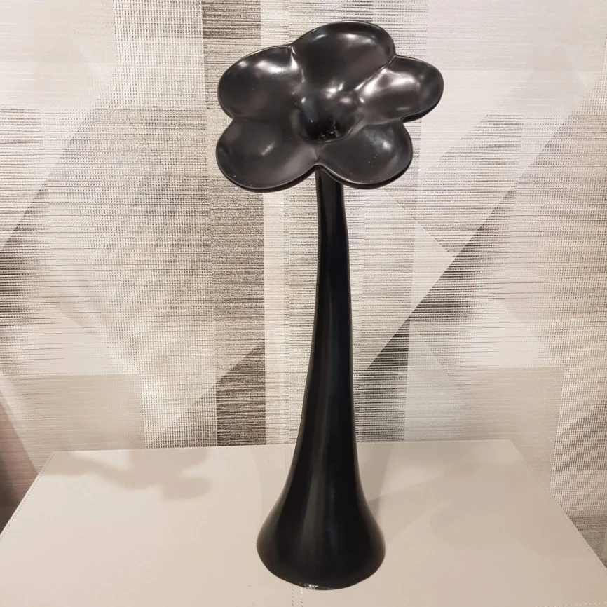 Bronze Daisy Vase, 17×12×45 cm