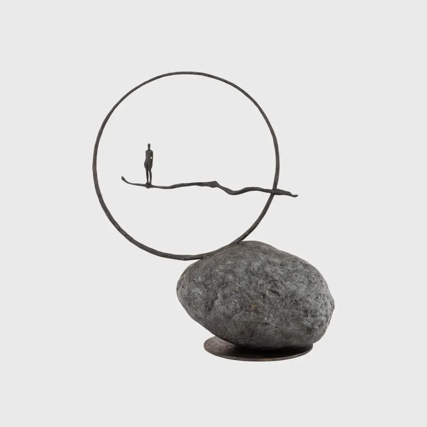 Bronze Figure Jarylo On The Rock, 90×26×97 cm