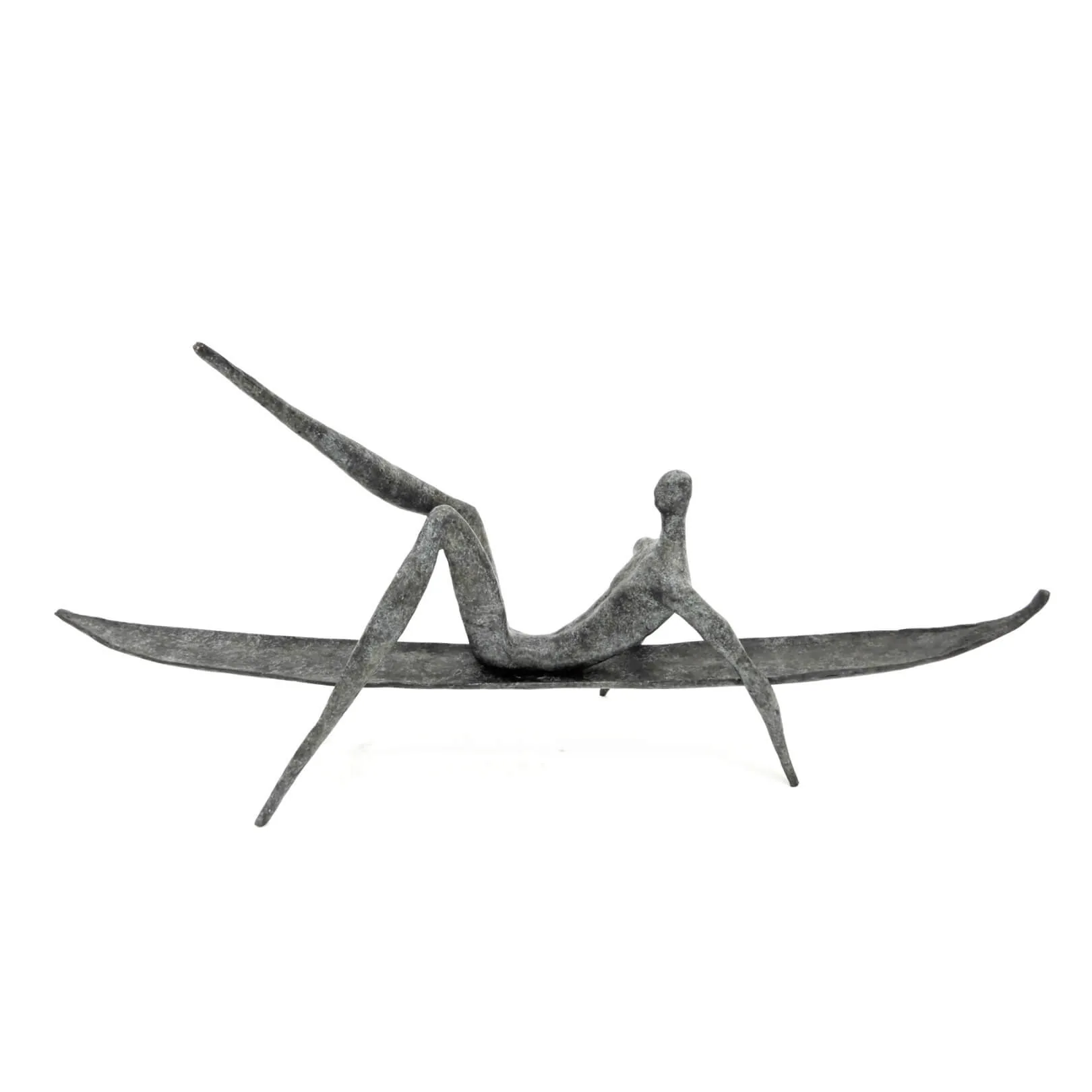 Bronze Figure Reclining, Bronze Nera finish