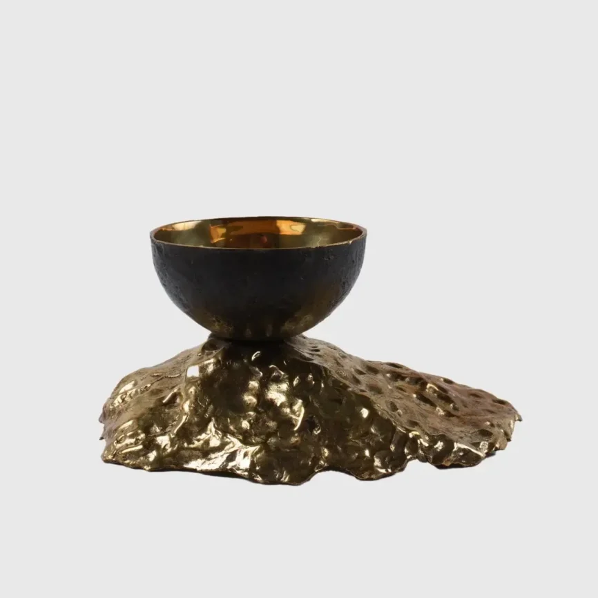 Bronze Flip Bowls — bronze sculpture