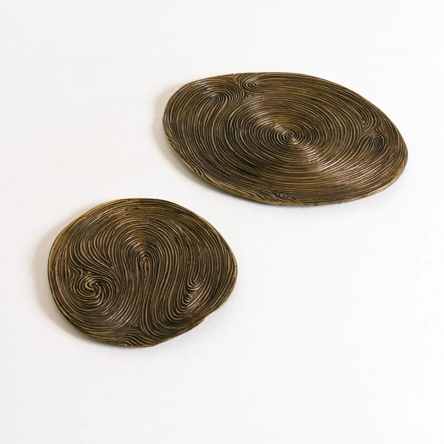 Bronze Forest Plate, Bronze Dorato finish