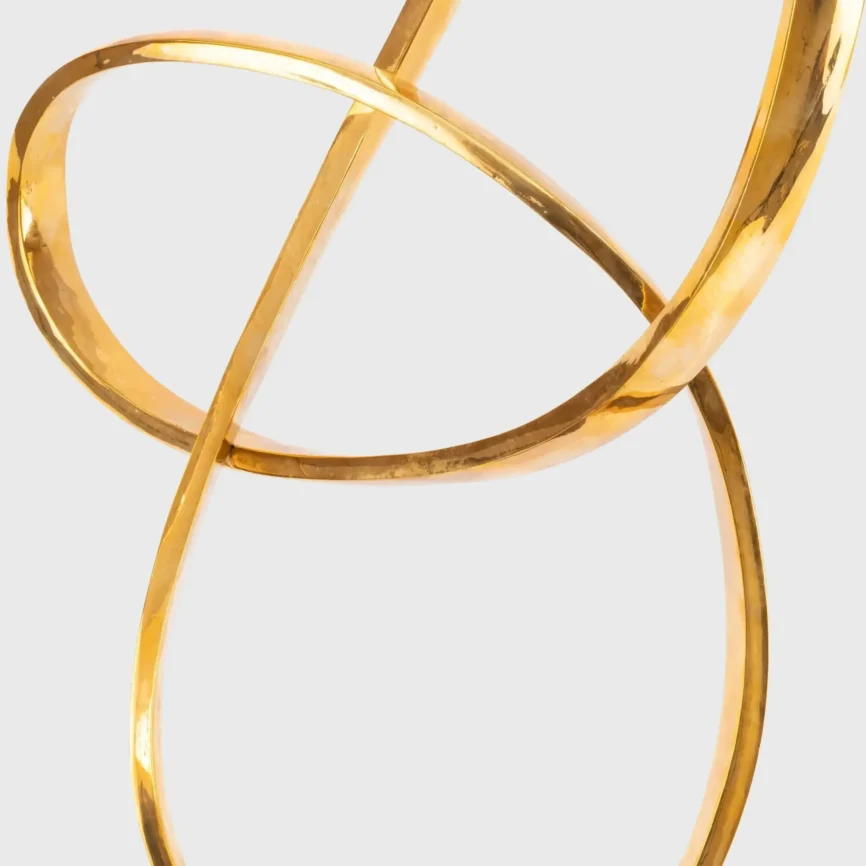Bronze Infinity Sculpture, 22×60×130 cm