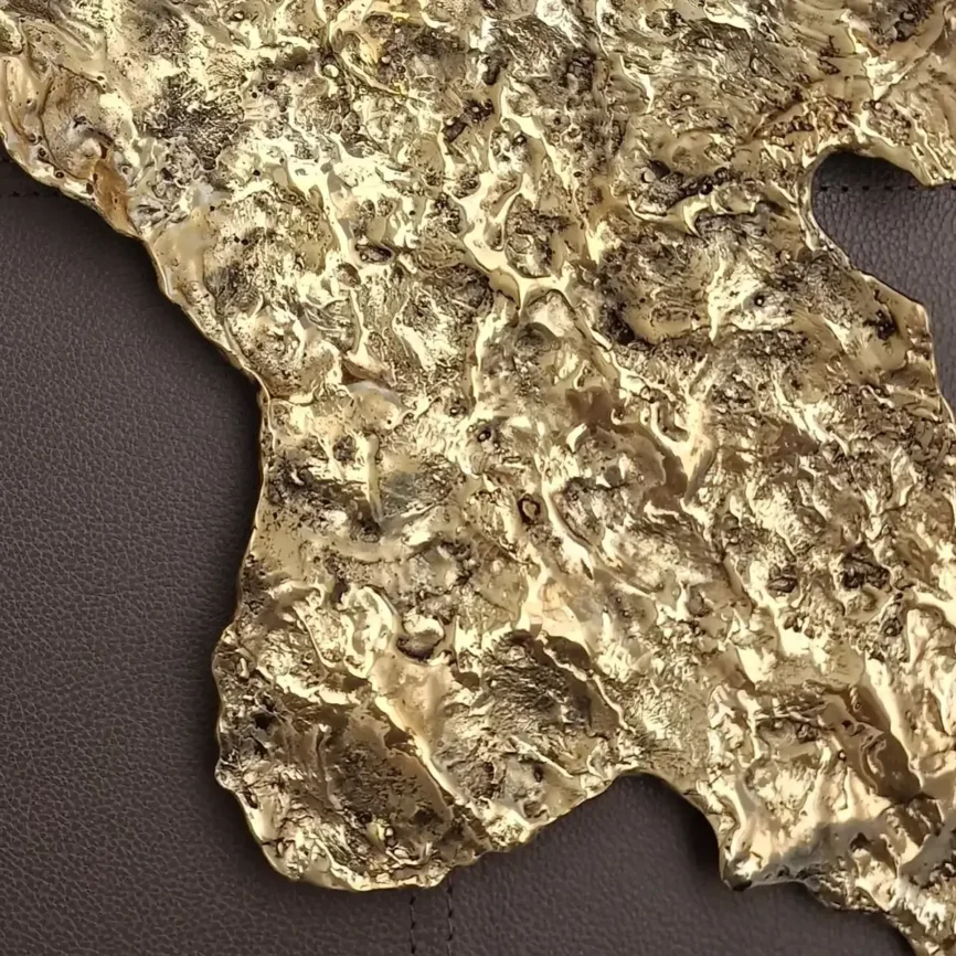 Bronze Mask 1, 41×24×7 cm