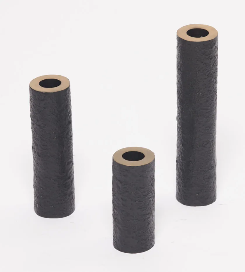 Bronze Nera Candleholders 3pc, Bronze Nera finish
