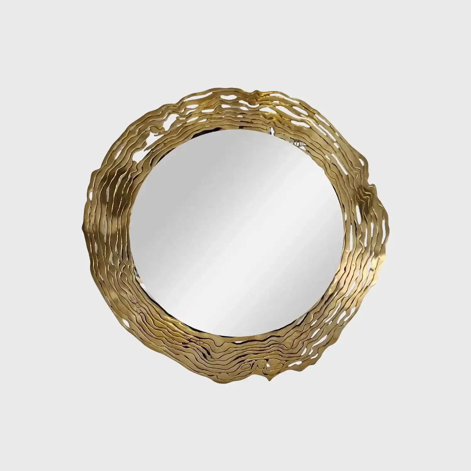 Bronze River Mirror, Bronze d'Oro finish
