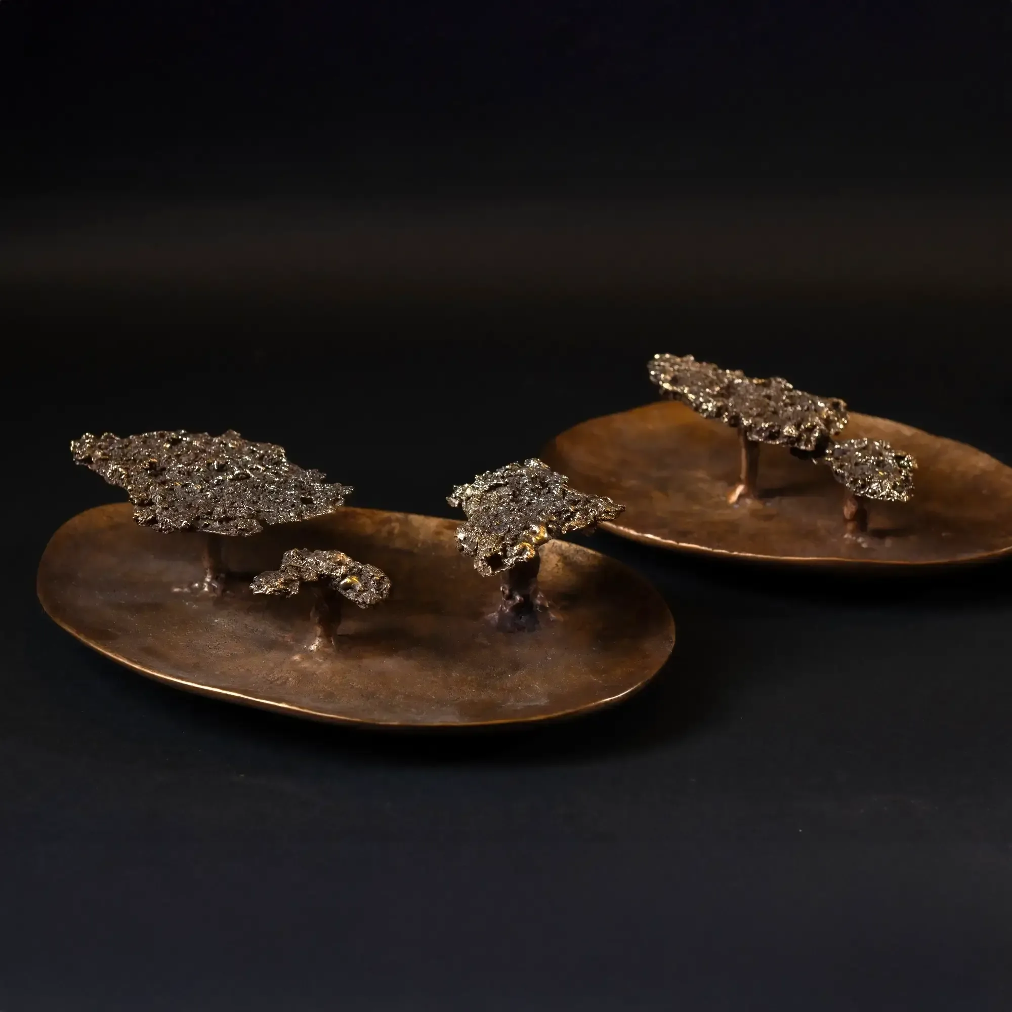 Bronze Savannah Plate, Bronze Dorato finish