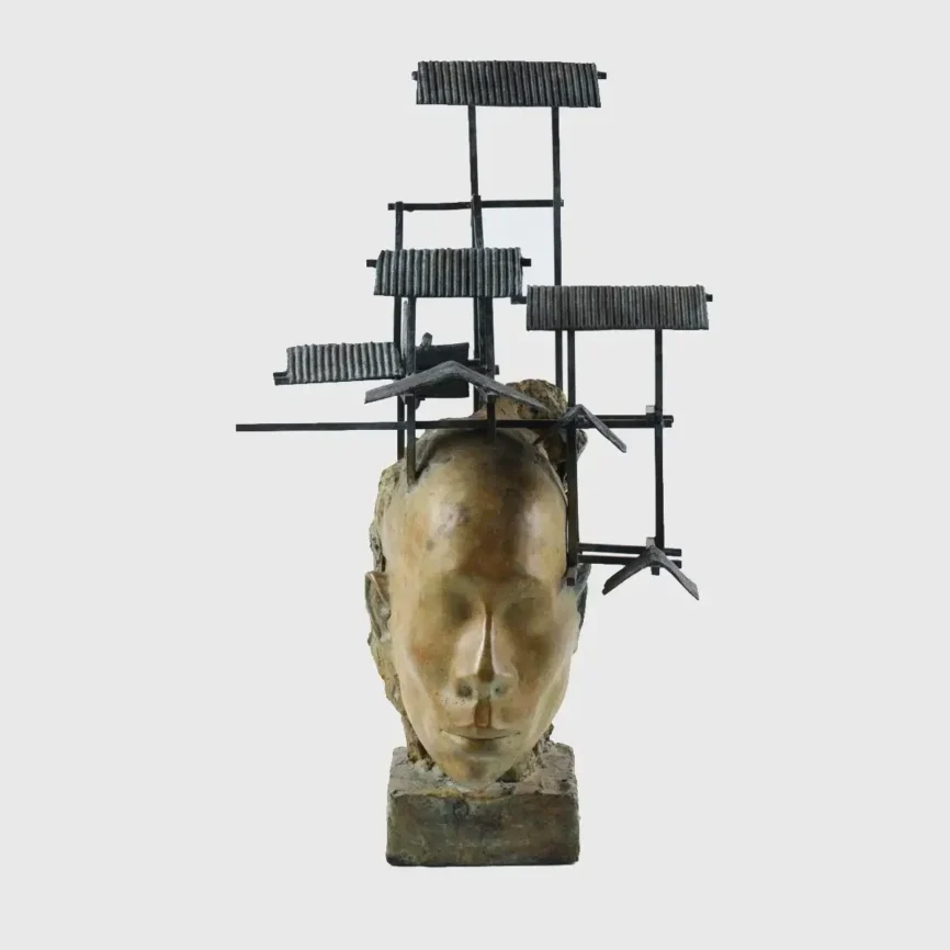 Bronze Sculpture The Dream, 25×40×70 cm