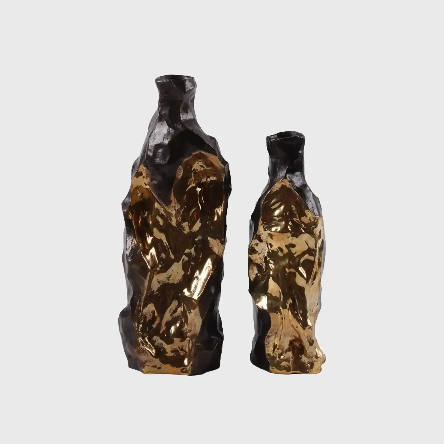 Bronze Set of Vessels Canyon, Bronze Nera finish