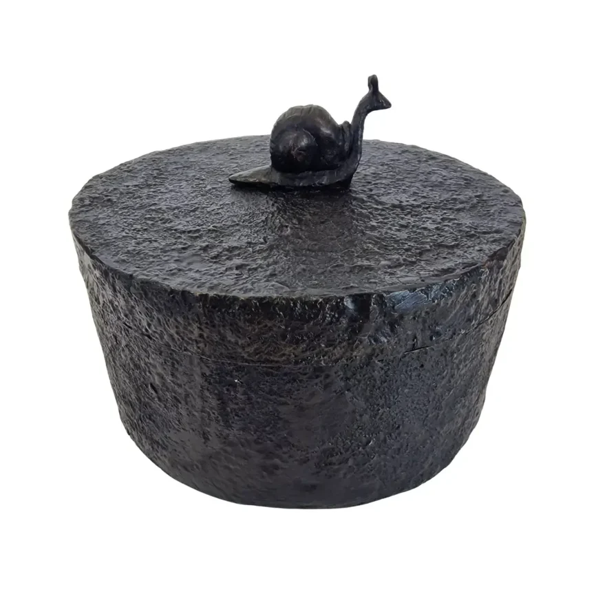 Bronze Snail Box, Bronze Nera finish