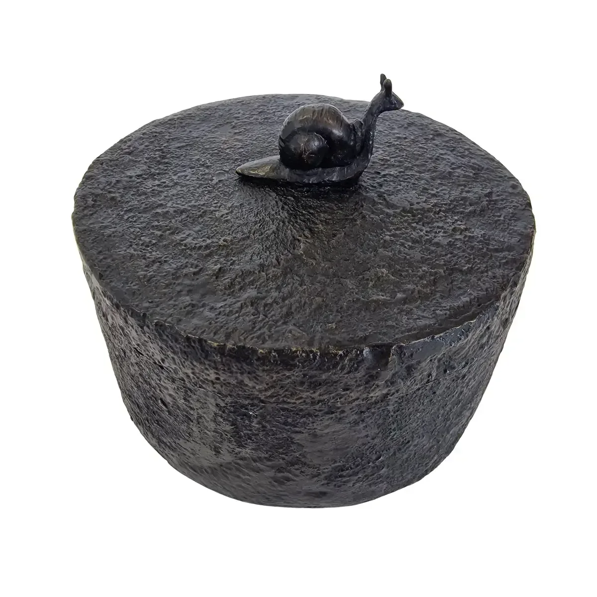 Bronze Snail Box, 15×15×9 cm
