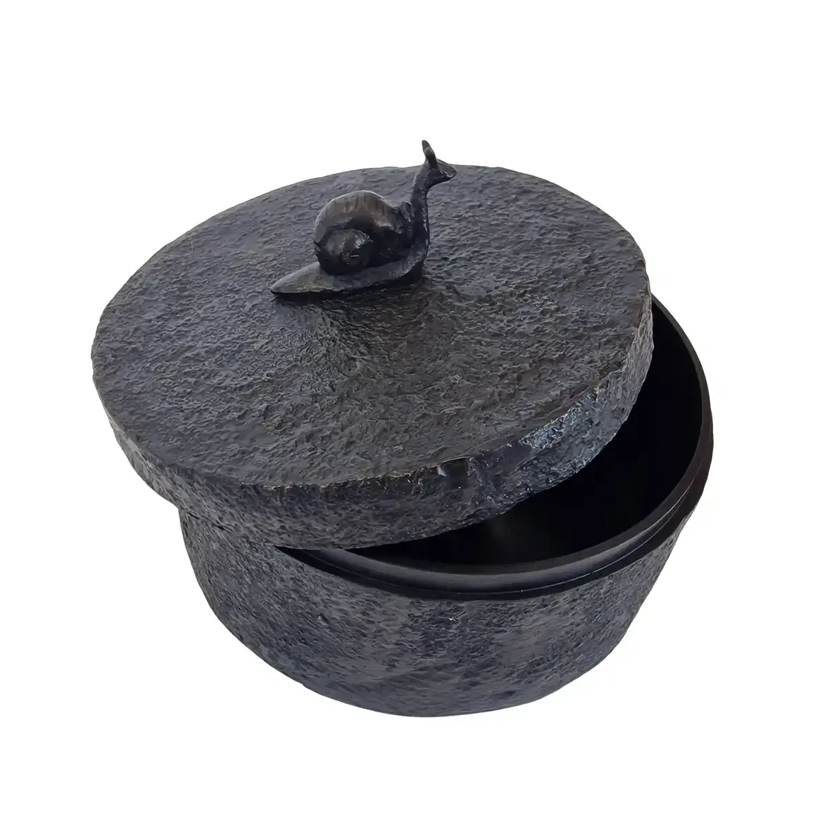 Bronze Snail Box — bronze sculpture
