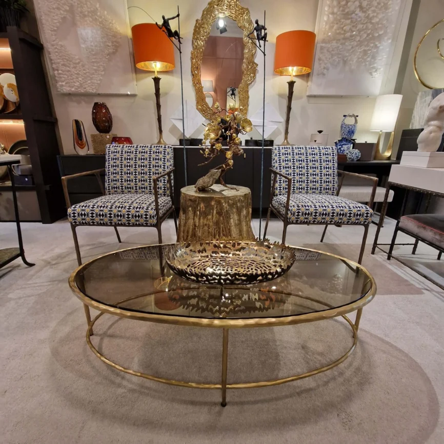 Bronze Table Cloth of Gold, 70×50×60 cm