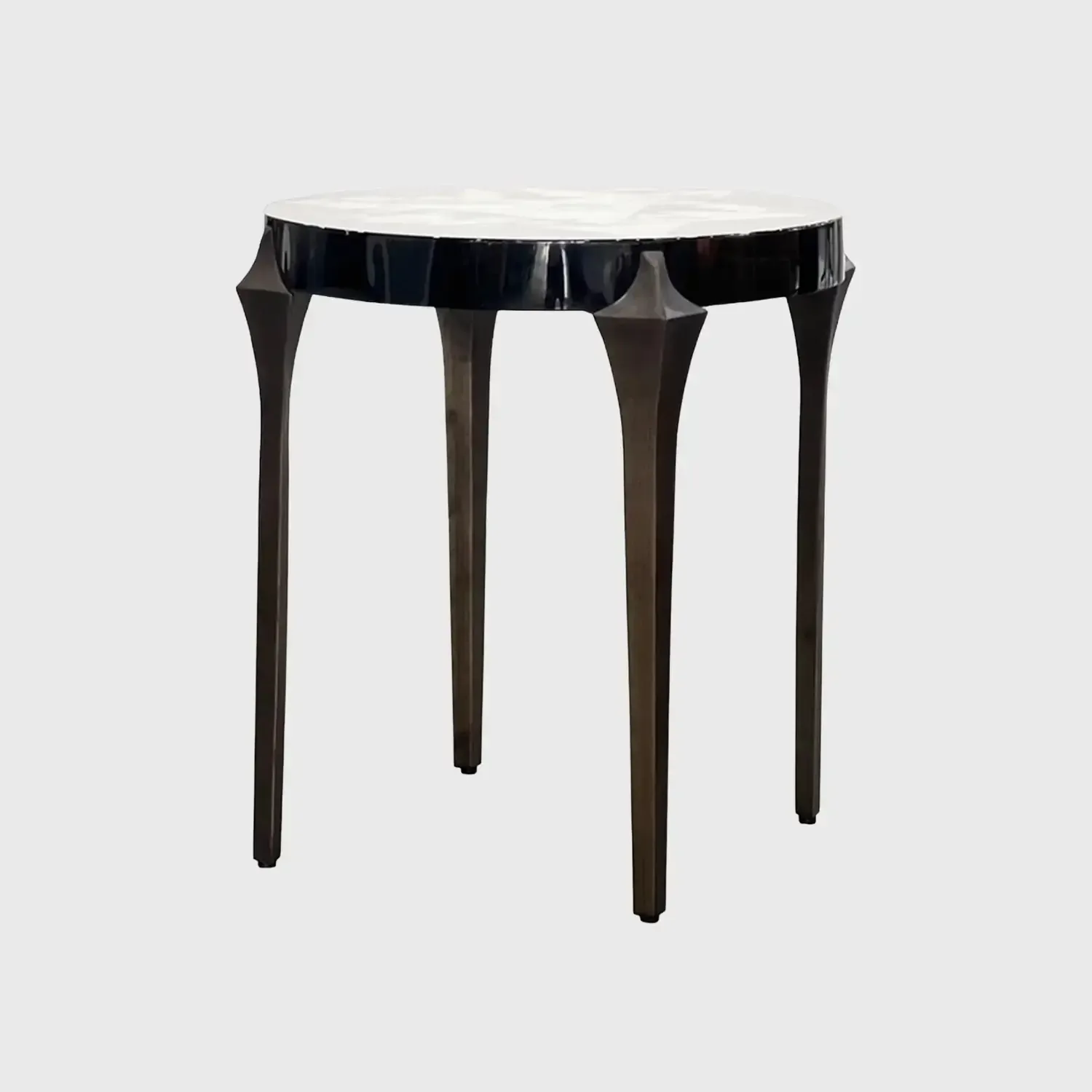 Bronze Table Corno, 60×60×65 cm