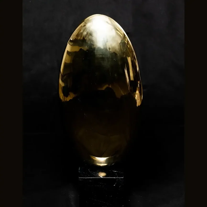 Bronze Torpedo Sculpture, 20×20×93 cm