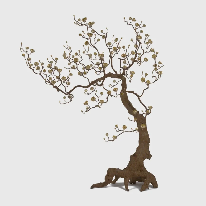 Bronze Tree Blossom Sculpture, 80×160×175 cm
