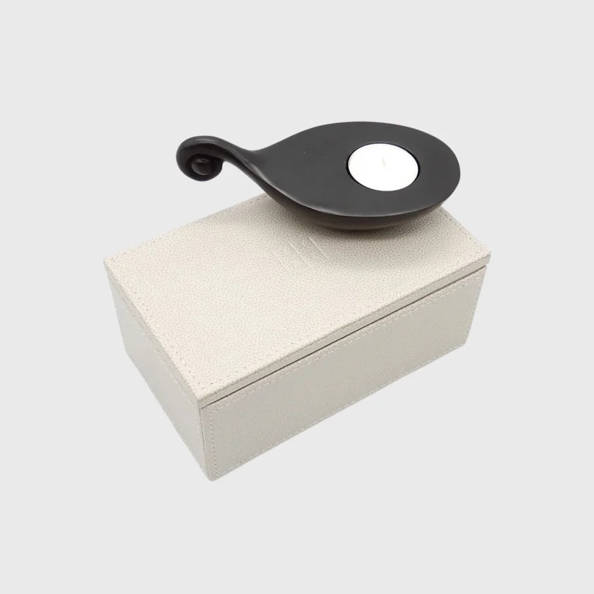 Bronze Votive With Presentation Box, Bronze Nera finish