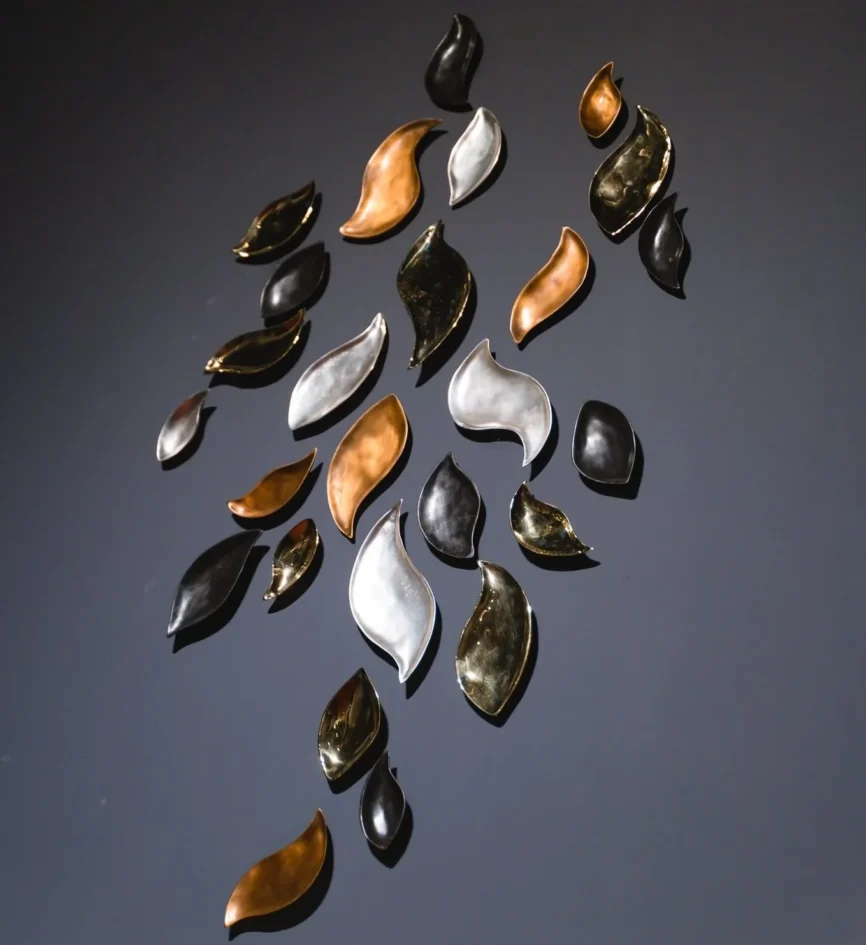 Bronze Wall Art The Rain, Antique Bronze finish