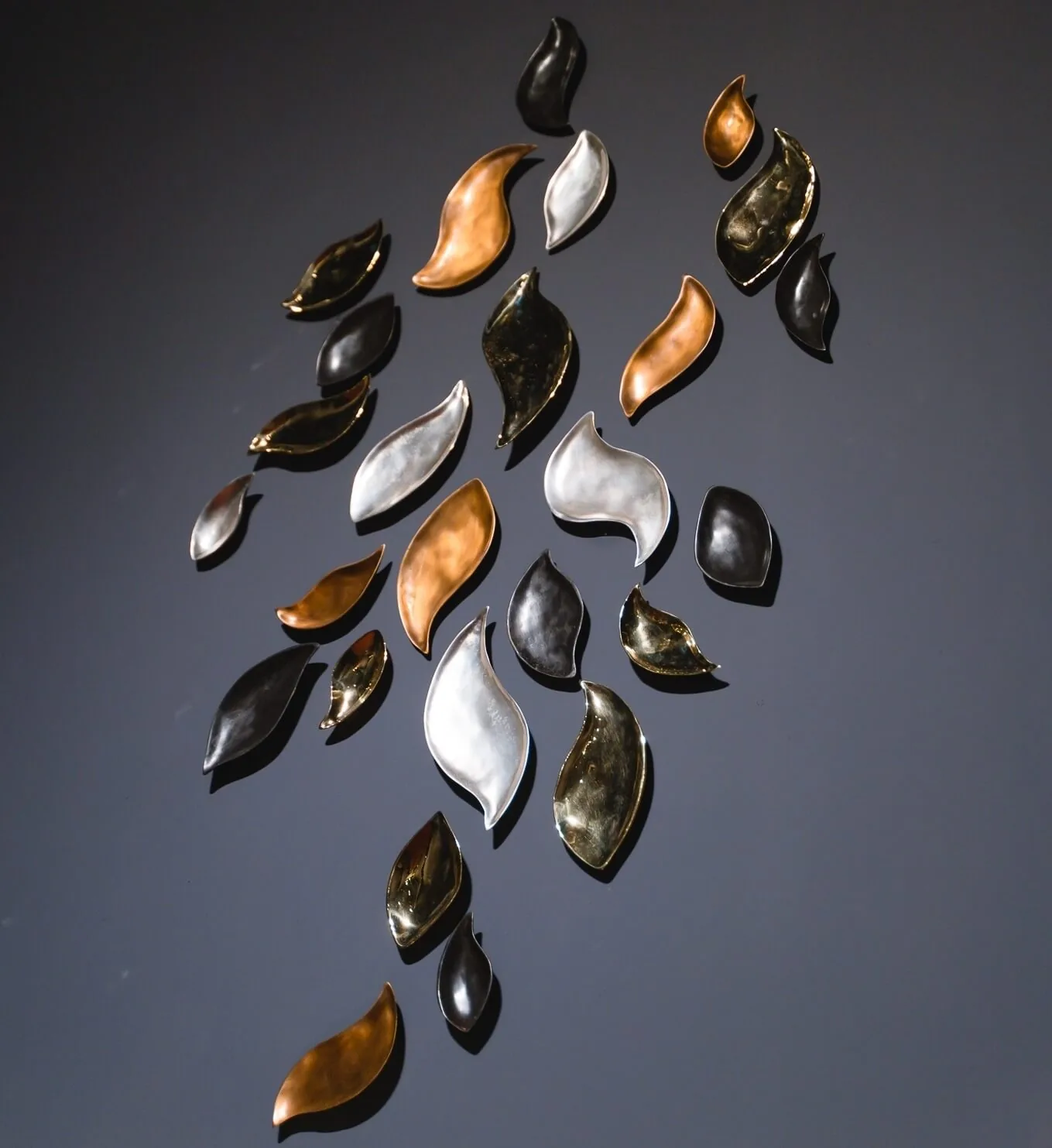 Bronze Wall Art The Rain, Antique Bronze finish