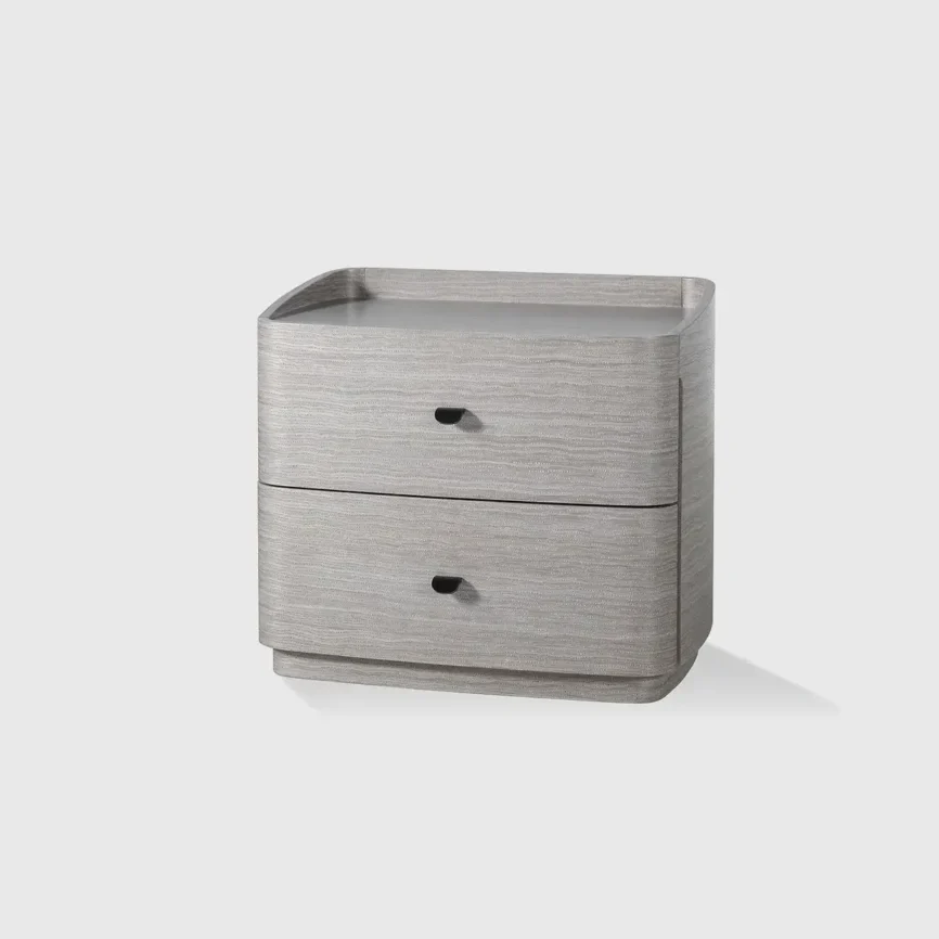 Brooklyn 2 Drawer Nightstand, 70×45×64 cm