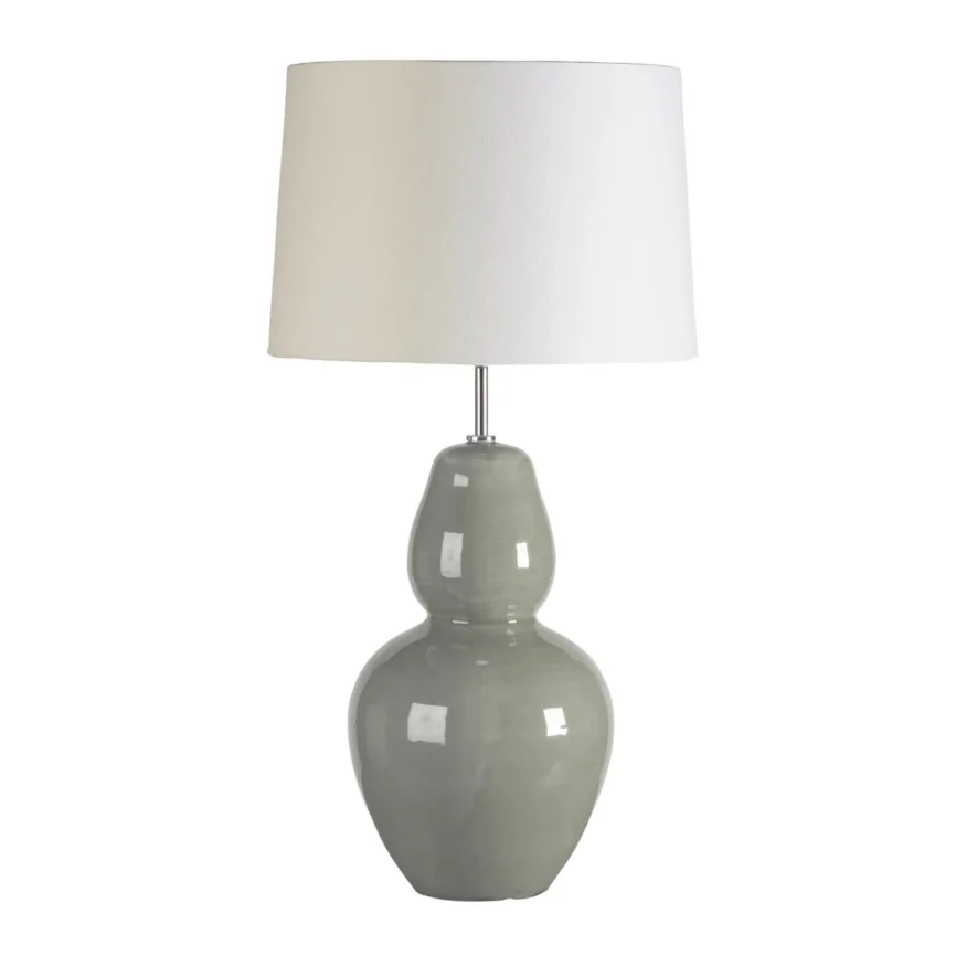 Calabash Ceramic Lamp Lichen Large — lighting